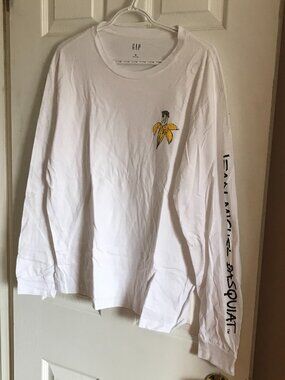 Jean Michel Basquiat Long Sleeved T-Shirt MED The Gap